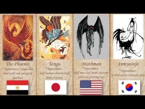 Legendary Mythical Birds From Different Countries | Mythical Animals