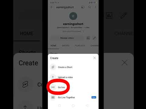 How to enable Live streaming on YouTube | 2023 New Update Enable Live streaming Option #shorts