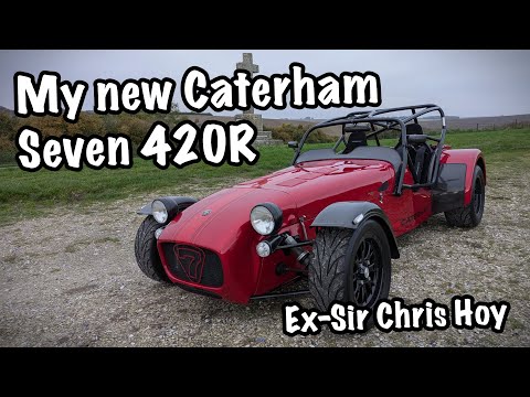 My new Caterham Seven 420R with Sadev gearbox, ex-Sir Chris Hoy