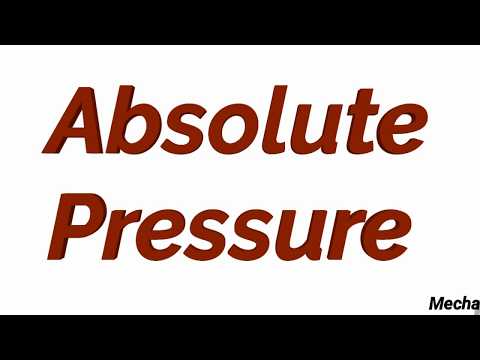 What is absolute Pressure?
