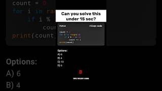can you solve this? #python #pythonprogramming #programminglanguage #learnpython #pythontutorial
