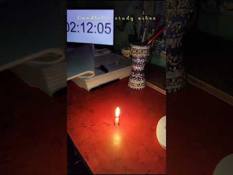studying until the candle Burns out| #shortsfeed #shorts #shortvideo