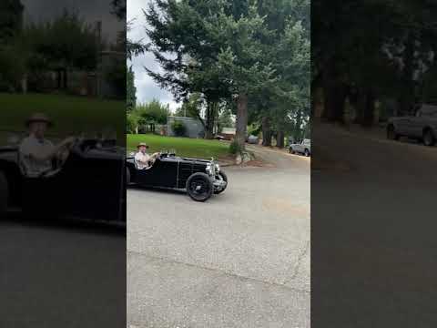 1938 MG TA Special race car on a test drive!