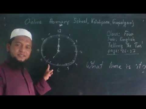 Class four Telling the time