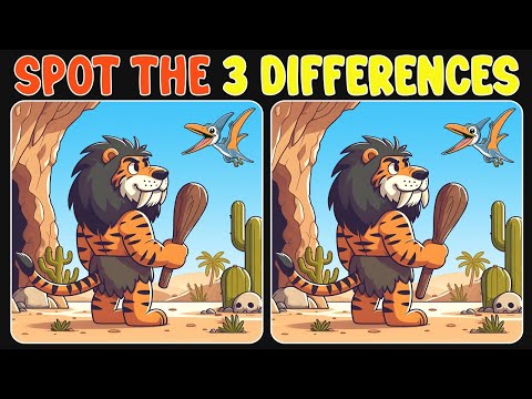 Spot The Difference : Only Top 3% Find 3 Differences | Find The Difference #35
