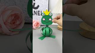 Funny Paper Craft Banane Ka Easy Tarika! #diy #shorts #artandcraft #paperfrog