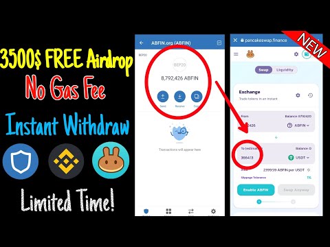 Trust Wallet Today Big Airdrop 2021 3500$ | Fee Free Claim 100% Instant Withdraw | ABFIN.org Airdrop