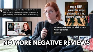 the death of criticism, toxic positivity, and the state of the booktok community rant