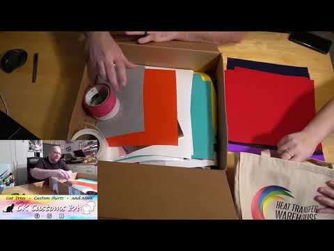 Unboxing Another HTV Mystery Scrap Box from Heat Transfer Warehouse!