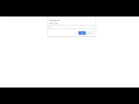 PROMPT BOX JAVASCRIPT FOR LOOP  ages happybirthday