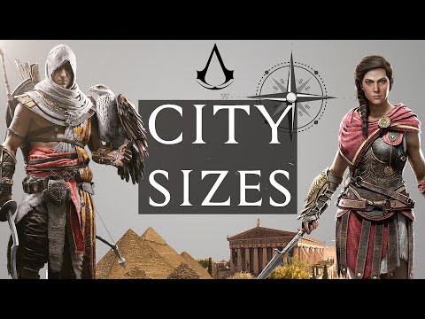 Assassin's Creed Maps SIZE Comparison (CITIES)