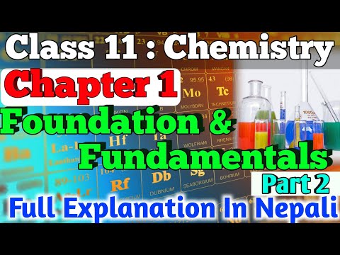 Class 11 Chemistry Chapter 1 Foundation & Fundamental Of Chemistry Part 2 | Class 11 Chapter 1 | SJC