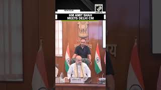 HM Amit Shah meets Delhi CM Rekha Gupta