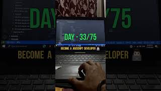 Day 33: of becoming a Javascript developer 🚀 #scratchcoding #codingchallange #challenge #codingdays