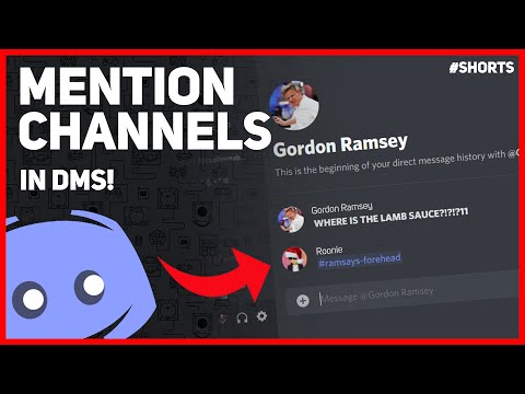 How To Mention Channels in DMs! #shorts