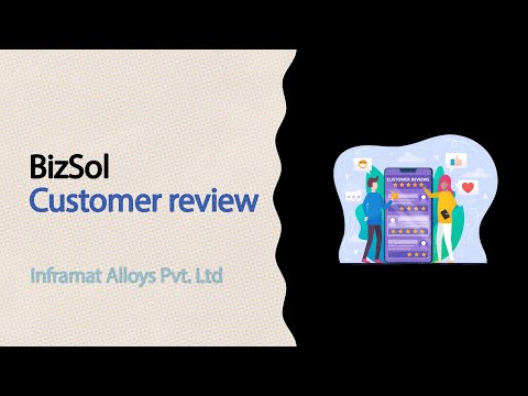 Bizsol Customer review | ERP Company | Inframat Alloys  Pvt. Ltd )