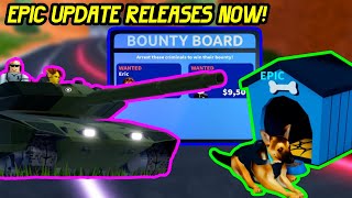 EPIC BUG FIX UPDATE releases NOW! | Roblox Jailbreak Live