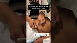 3 things to know about Liquid Lipo #FatDissolving #BodyGoals #QuickResults #lipo #medicalweightloss