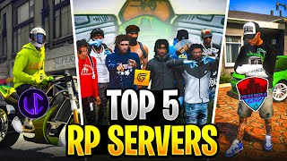 Top 5 BEST GTA 5 RP Servers 2026