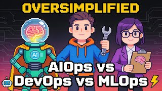 Oversimplified: What is AIOps? (DevOps & MLOps Explained Too!)