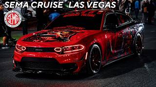 SEMA 2024 | SEMA cruise | EXTREME custom vehicles roll out of the Convention Center!