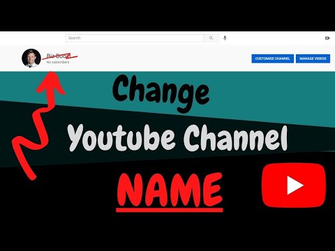 How to rename your youtube channel - easy step by step instructions [tutorial]