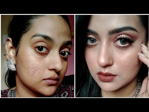 Extreme glam makeup transformation using *Cheap* makeup products | The Beginner Girl