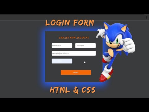 Amazing neon light login form with anime by HTML and CSS | Creative Neon Login Form