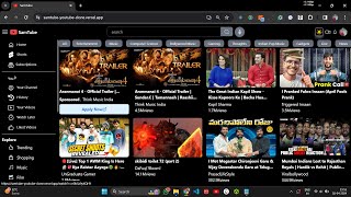 YouTube Clone with React Redux Toolkit Tailwind CSS YouTube API and Node.js | SamTube | YouTube