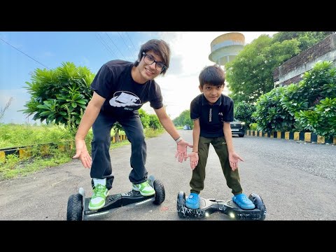 Sourav Joshi Vs Kunali Hoverboard Race 🤯 Kon Jeetega 😱 #souravjoshivlogs #souravjoshifunny #shorts 