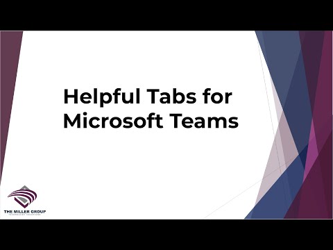 Helpful Tabs for Microsoft Teams