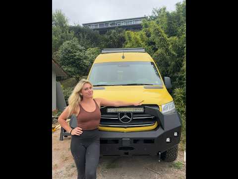 LUXURY camper van build | solo female builder #vanlife #vanbuild #vanconversion