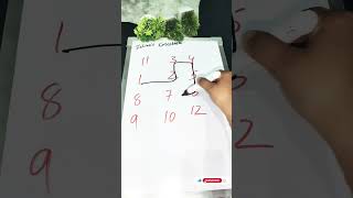 Draw a Checkered Path With Numbers #shorts #art #drawingtutorials #viral