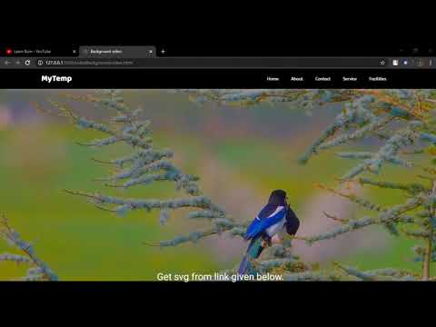 Full Screen Background Video In Html and CSS | Bootstrap Tutorial |Website  Landing page