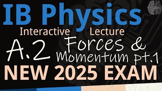IB Physics A.2 - Forces & Momentum PART 1 [SL/HL] - Interactive Lecture 2025-2033