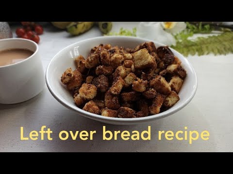 Easy tea time snack| Easy recipe from left over bread| lockdown snack by makelifecious A