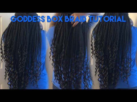 PERFECT SUMMER STYLE! DIY Goddess Box Braids SUPER DETAILED Hair Tutorial