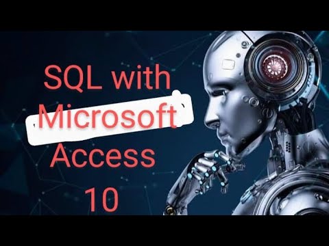 SQL with Microsoft Access 2019 lesson 10 - Group by, Max, Min, Average  operators in SQL