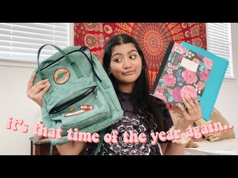 what’s in my college backpack/school supplies haul 2019