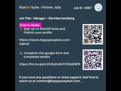 Manager – Site Merchandising | Partner Jobs | RiseON