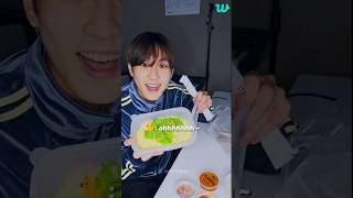 bibimyeon and lettuce collaboration 👍 fantastic 😂 #jungwon #yangjungwon #enhypen #kpop