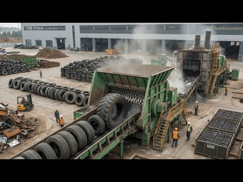 Inside the Factory: The Entire Lifecycle of a Recycled Tire in 12 Minutes