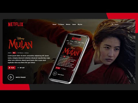 Building a Responsive Netflix Landing Page with React &Tailwind CSS  #react #netflix #tailwindcss