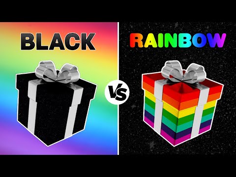 Choose YOUR Gift 🎁 Black vs Rainbow 🖤🌈