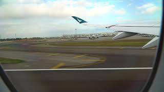 #HKG2018 - CPA407 Takeoff at Taipei Taoyuan International Airport RCTP