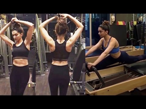 Deepika Padukone Workout in Gym for Perfect Body Maintenance