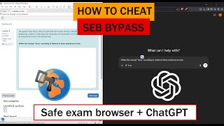How to cheat on Safe Exam Browser (SEB) 2025 with ChatGPT