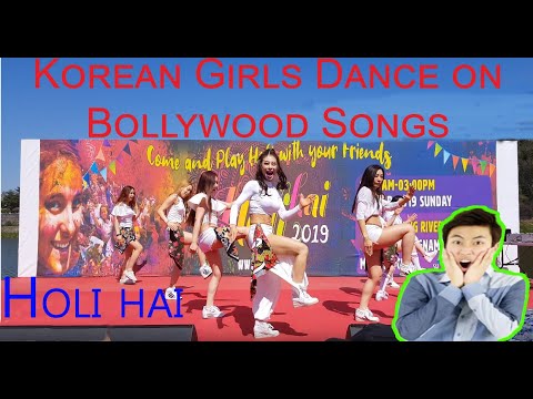 Korean girl dance on Bollywood song ll Holi hai ll Indian in Korea