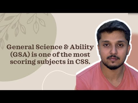     CSS General Science & Ability Preparation Strategy | Score High in GSA| Tips & Tricks