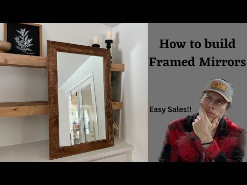 2 Easy Ways To Frame Mirrors (Very Profitable DIY)